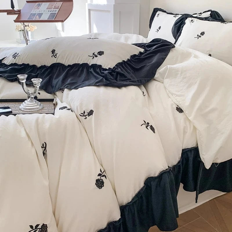 Canvanation Housse De Couette - imprimé Fleurs