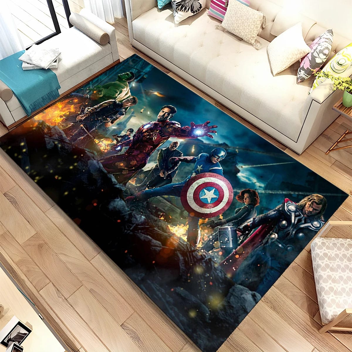 Canvanation 21 / 70x100cm(27x39im) Tapis Chambre Spider Man Marvel HD
