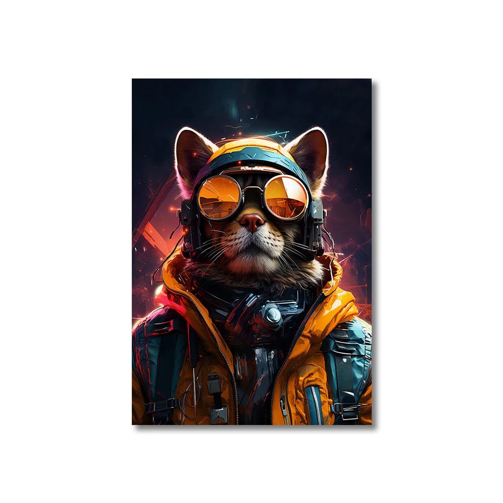 Canvanation WL-83395 / 50x70cm Affiche 80s 90s Coloré Neon Cyberpunk