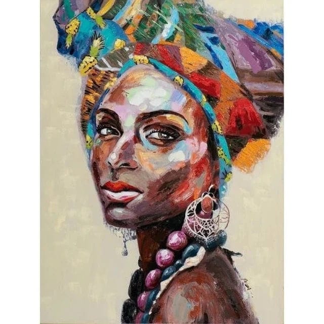 Canvanation R / 20x30cm Affiche Africain Femme Noir