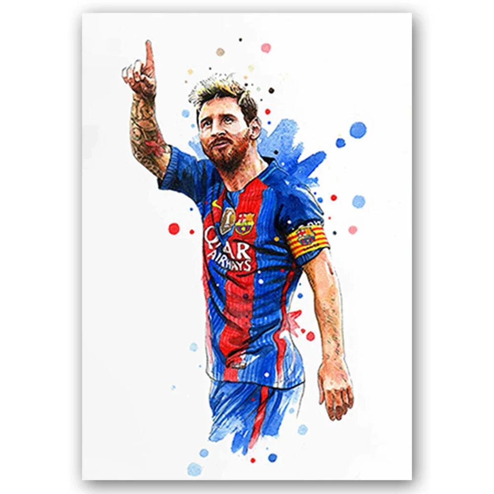 Canvanation 3 Messi / 40x60cm Affiche Messi , Ronaldo