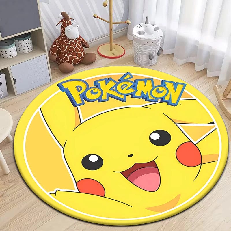 Canvanation Or / 120cm diametre Tapis De Chambre - Pokémon