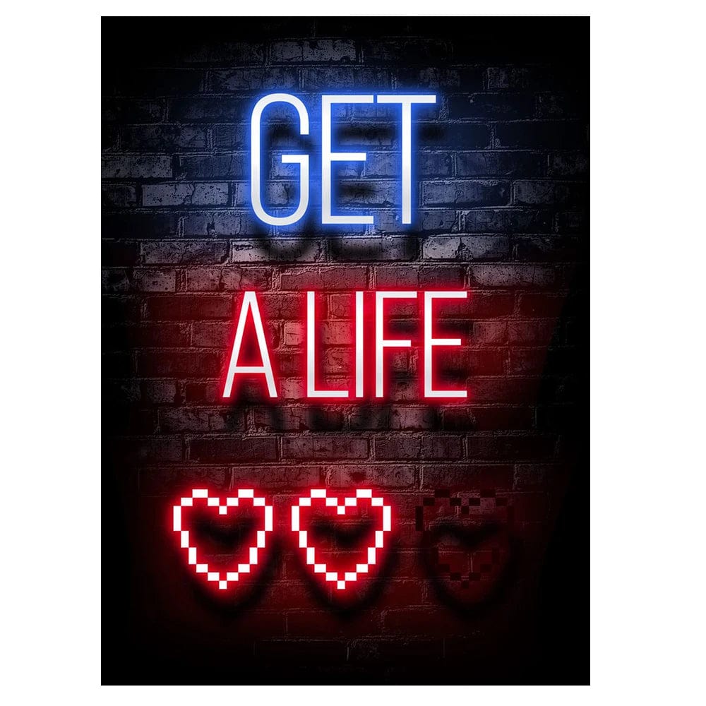 Canvanation AC359-11 / 30X40cm Affiche Chambre Gaming Neon