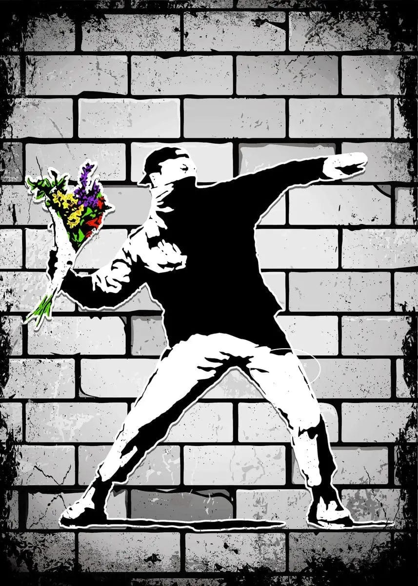 Canvanation Affiche Banksy Street Art Chambre