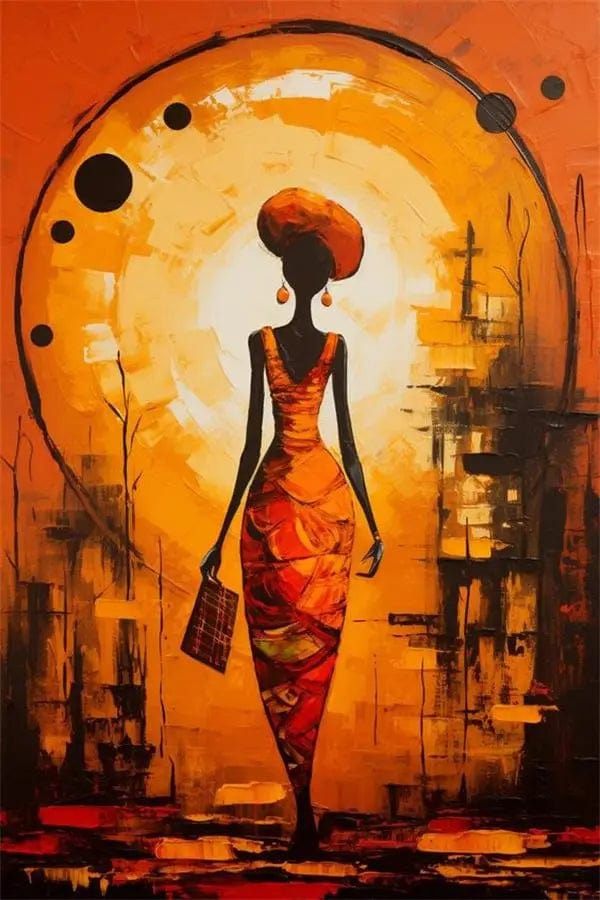 Canvanation 11 / 50x70cm Affiche Africaine Traditionnel