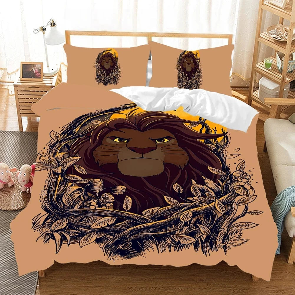 Canvanation D / 175x220cm Housse De Couette - Disney Lion King Simba