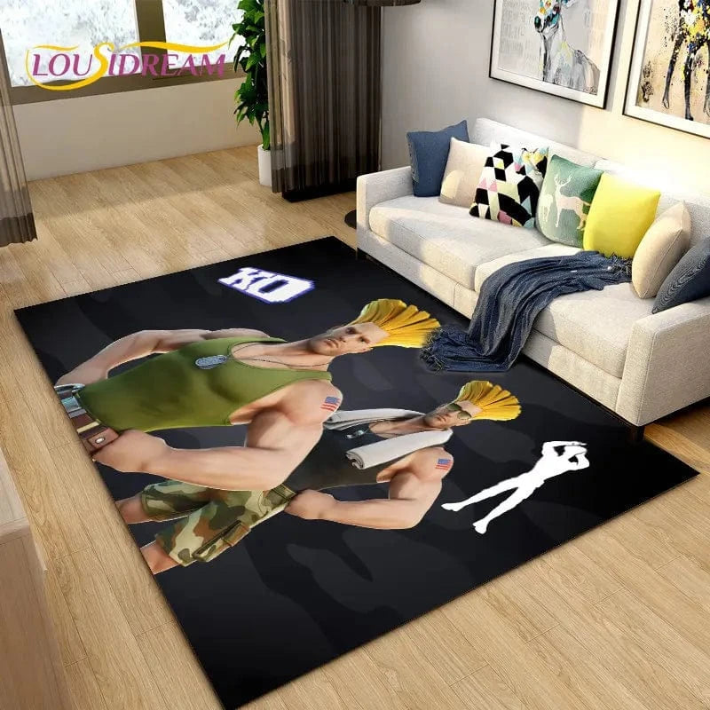 Canvanation 24 / 80x120cm Tapis De Chambre - Street Fighter Retro Game Gamer