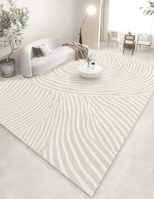 Canvanation Flannel-13 / 60x90cm door mat Tapis Moderne Blanc - Minimaliste Pour Grand Salon
