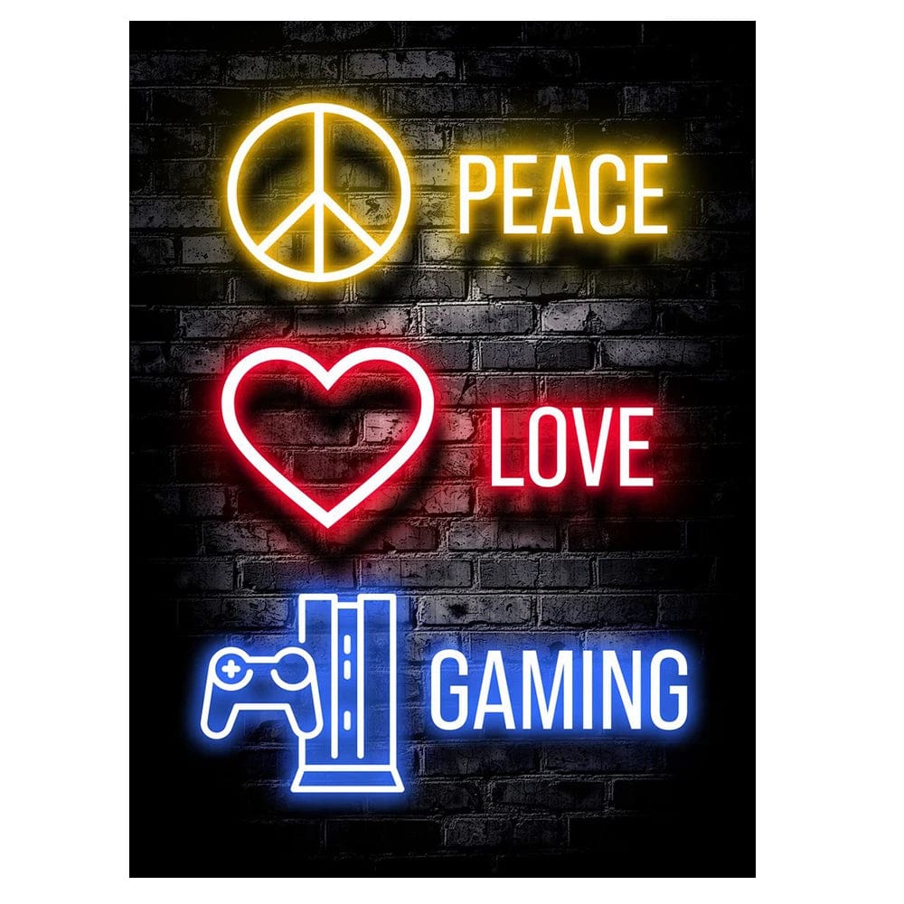Canvanation AC359-13 / 40X60cm Affiche Chambre Gaming Neon