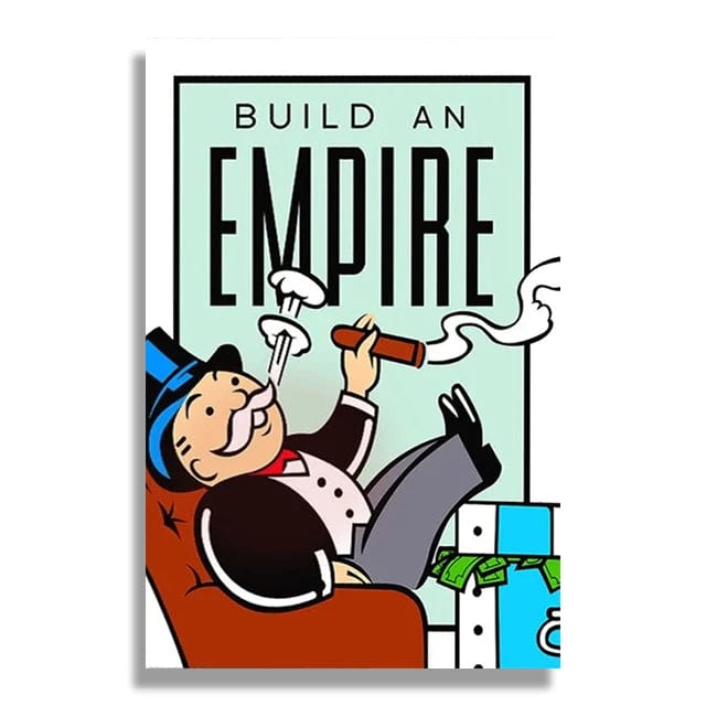 Canvanation SW408 / 60X90cm Affiche Monopoly Citation De Motivation