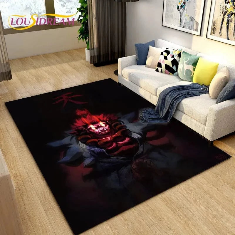 Canvanation Tapis De Chambre - Street Fighter Retro Game Gamer