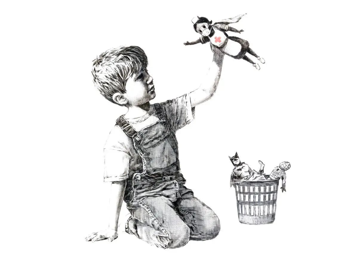 Canvanation Affiche Banksy Street Art Chambre
