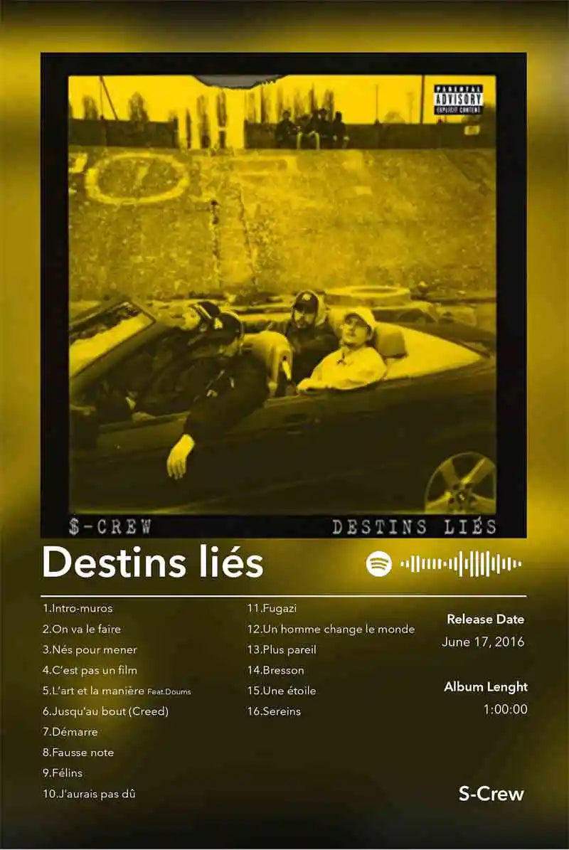 Canvanation 17 / 40x60cm Affiche - Album De Musique