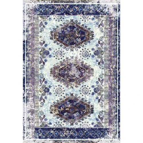 Canvanation Lint-free2 / Customizable size Tapis Berbère rectangulaire rétro moderne – Impression 3D, antidérapant & absorbant