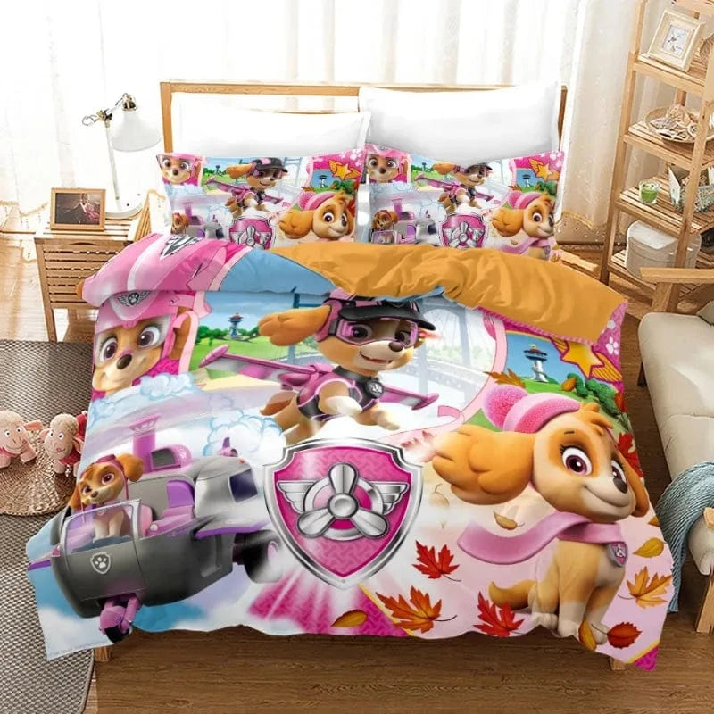 Canvanation 8 / EU SK 220x260cm Housse De Couette - Paw Patrols Enfant 18 Couleurs
