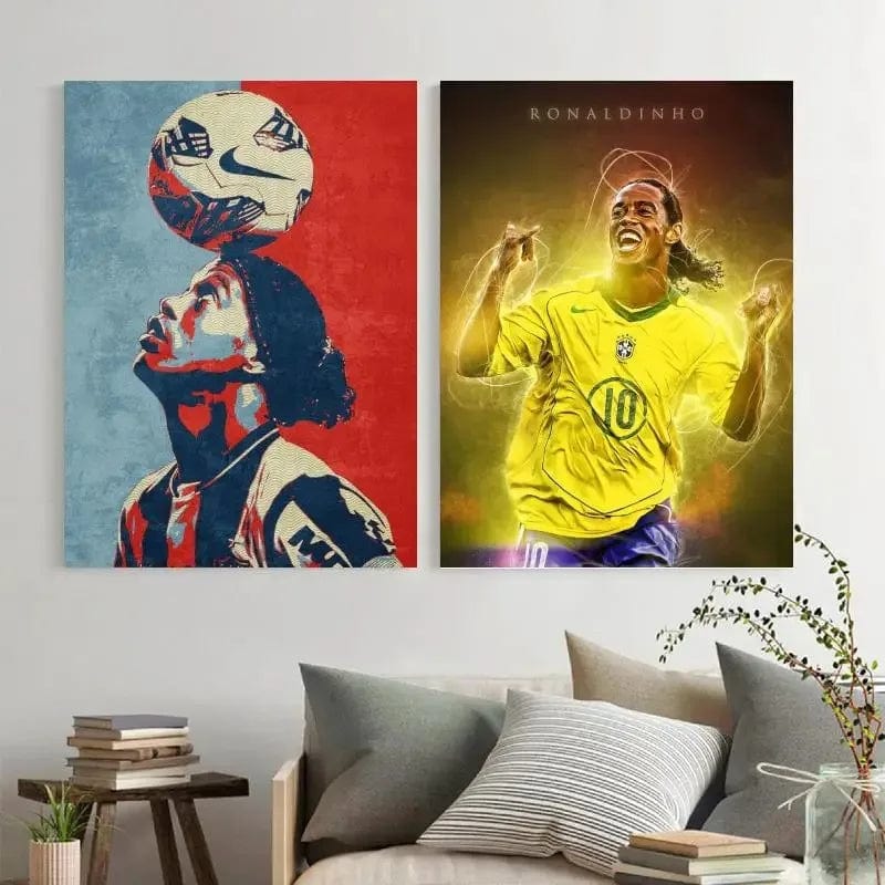 Canvanation Affiche Football - Ronaldinho