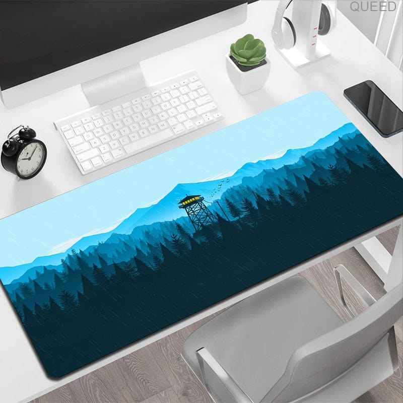 Canvanation C305 / 400x900x2mm Tapis De Souris -  Arbres Forêt  Paysage Coloré