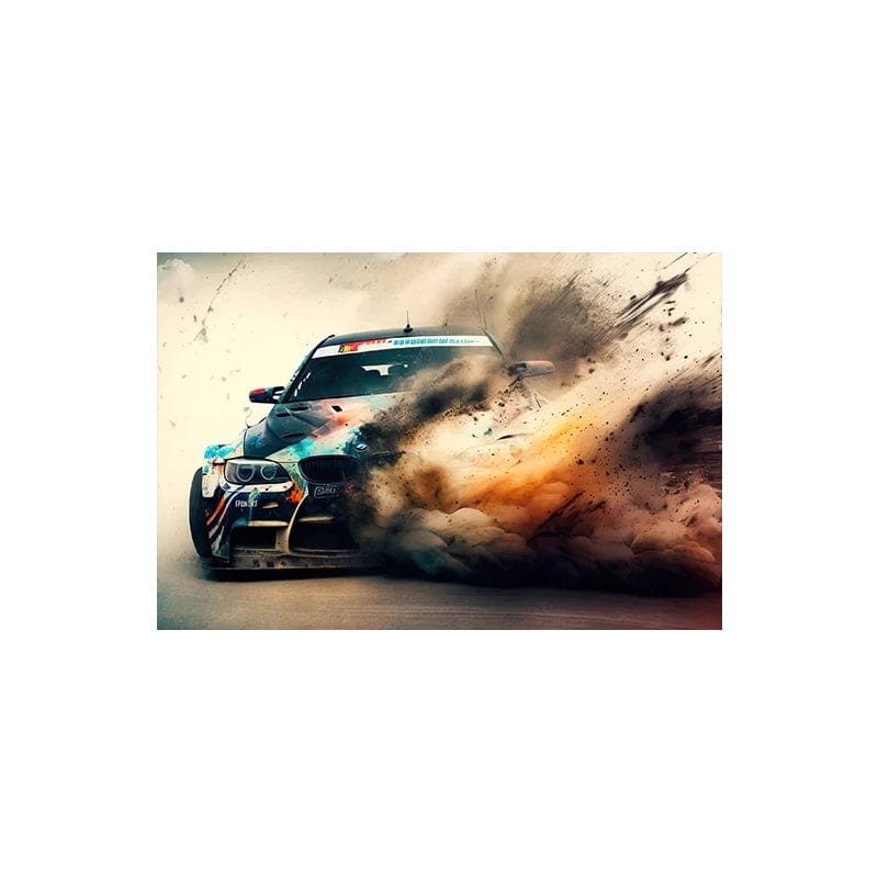 Canvanation 10 / 50x70cm Affiche Voiture Sport Vintage Retro