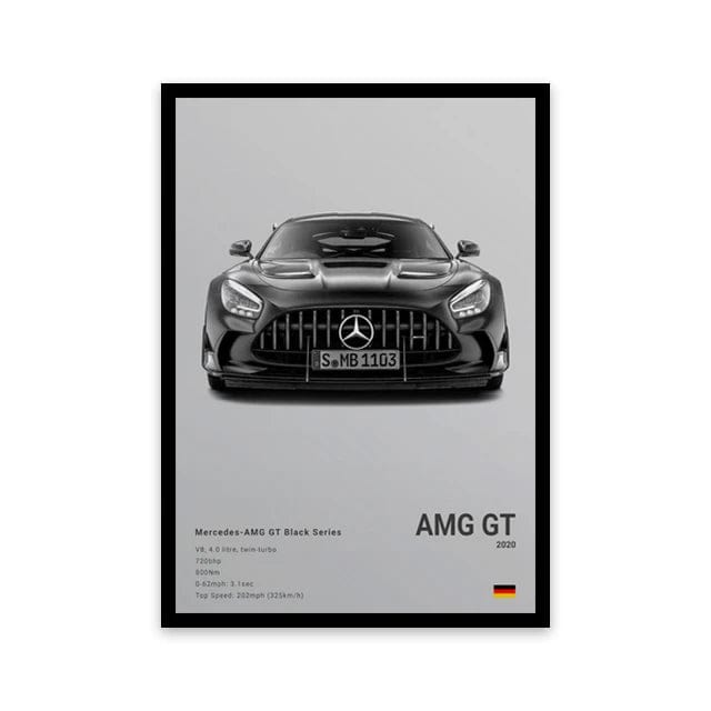 Canvanation SW8935 / (A3)30x42cm Unframed Affiche Voiture Sportif R8 RS3 M3 M5