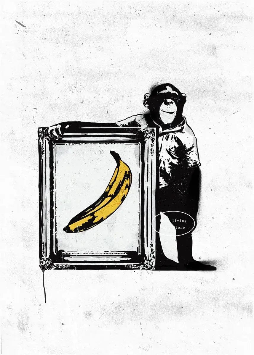 Canvanation 8 / 30x40cm Affiche Banksy Street Art Chambre
