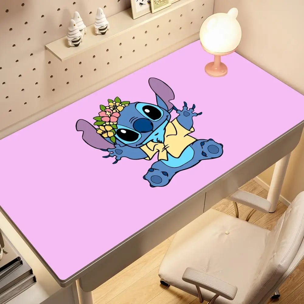 Canvanation BLACK-9 / 900x400x3mm Tapis De Souris - Kawaii Stitch Anime