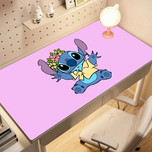 Canvanation BLACK-9 / 900x400x3mm Tapis De Souris - Kawaii Stitch Anime
