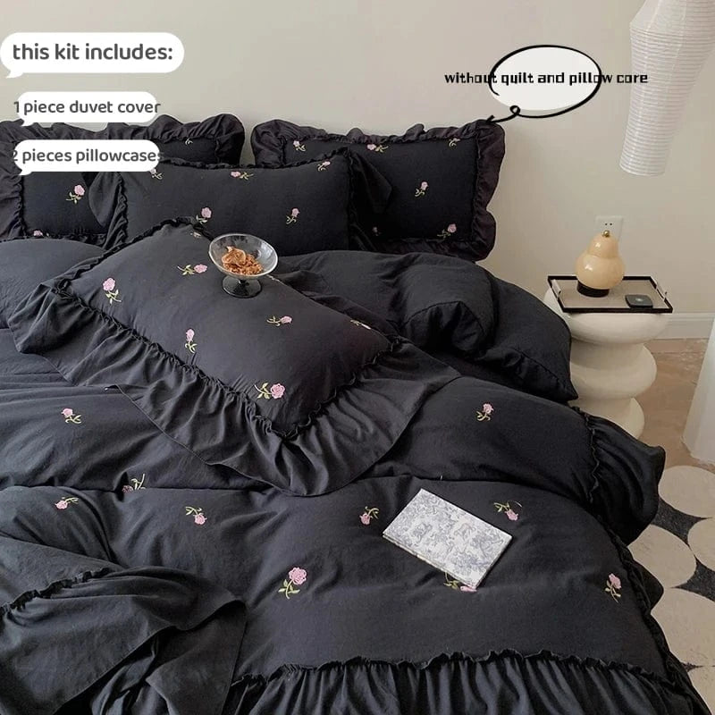 Canvanation 3 / 200x200cm / Ensemble Housse De Couette - imprimé Fleurs