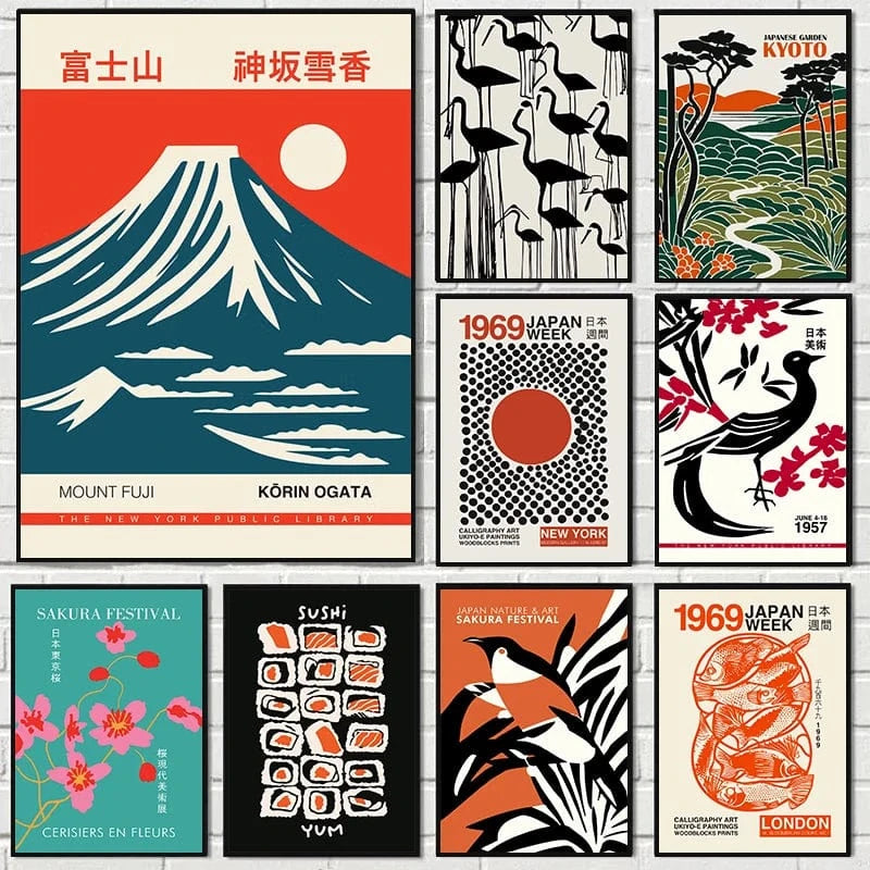 Canvanation Affiche Vintage Culture Japon