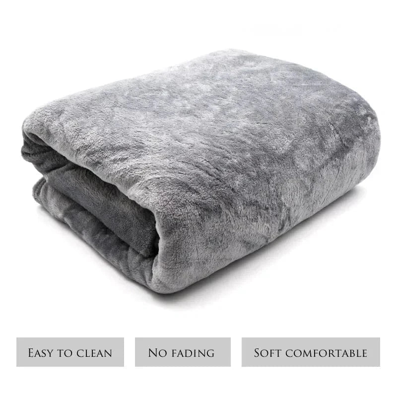 Canvanation Café / 180x200 / france Plaid Polaire Américain – Anti-Boulochage et Ultra-Doux