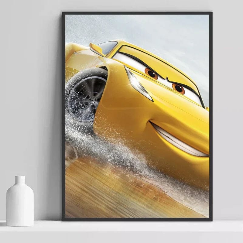 Canvanation F / 50x70 cm Affiche McQueen Voiture Anime