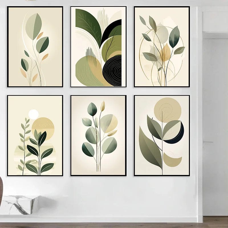 Canvanation Affiche Minimaliste - Fleurs