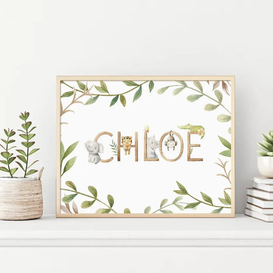 Canvanation Panneau De Chambre De Bébé Personnalisé Cartoon