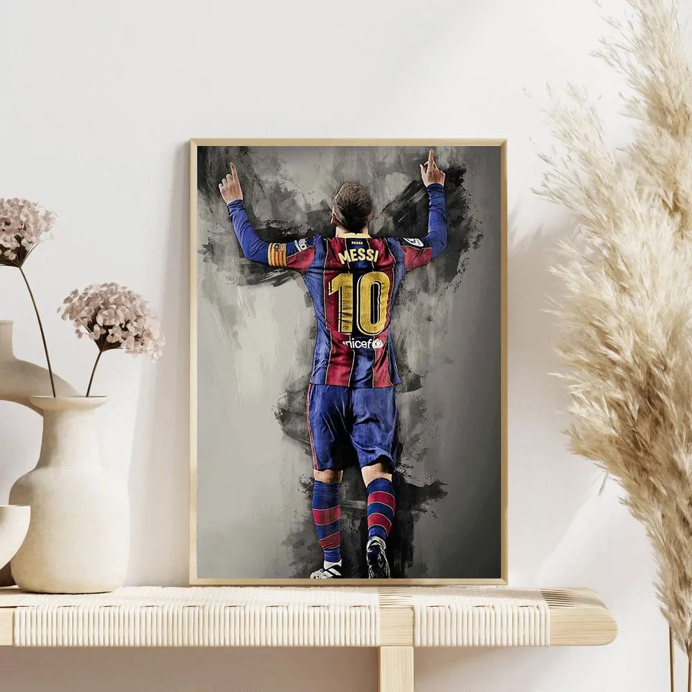 Canvanation SP687 / A4 21x30cm Affiche Football Messi Ronaldo