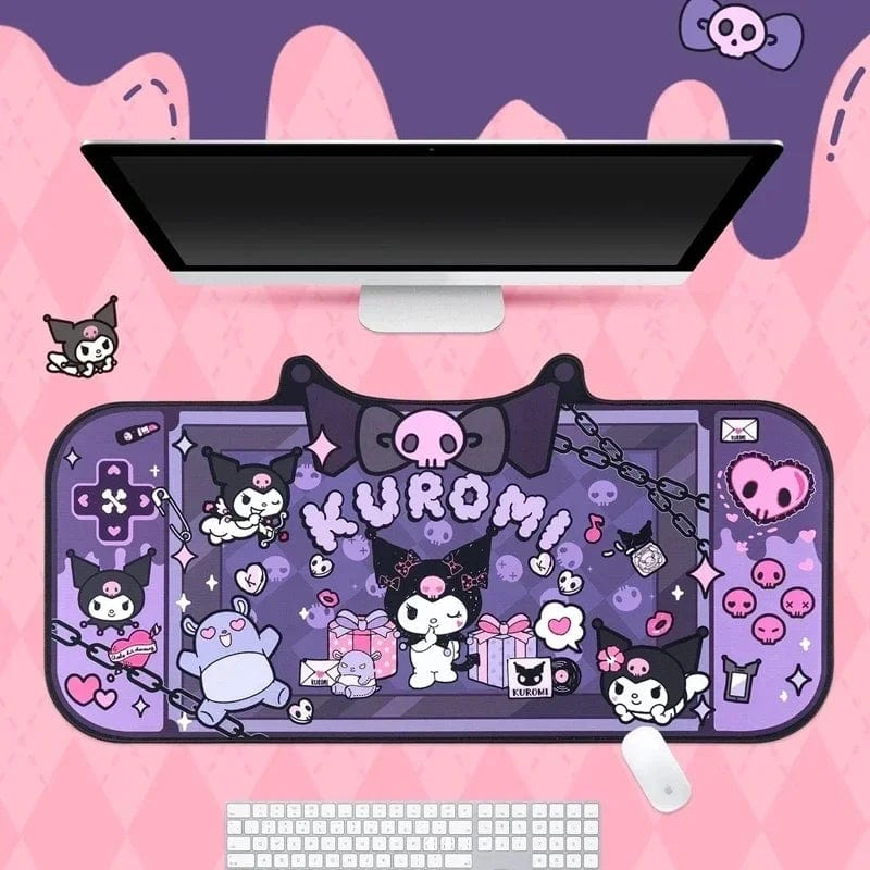 Canvanation Tapis De Souris - Sanrios Cute Kuromi Anime 79cm x 35cm