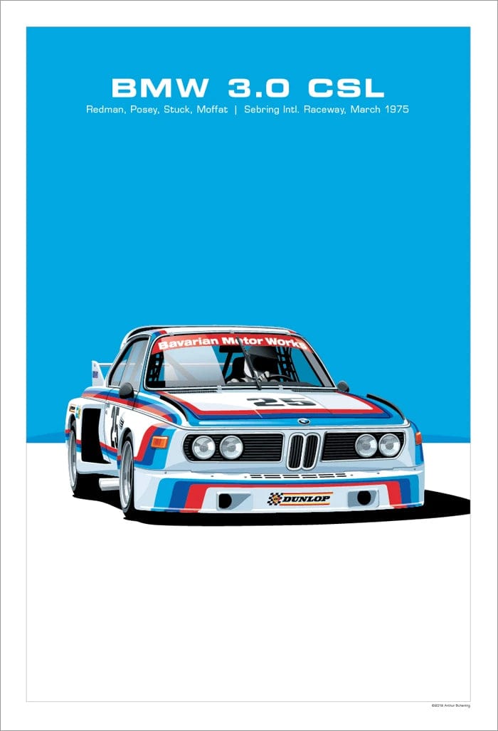 Canvanation 2 / 30x40cm Affiche Retro Voiture GTR