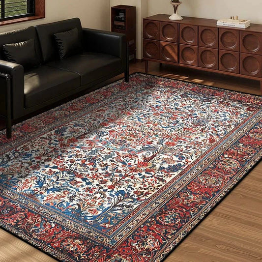 Canvanation BS118-Flannel-4 / 2.6x3.9ft(80x120cm) Tapis Berbère rectangulaire 3D imprimé – Style moderne & persan