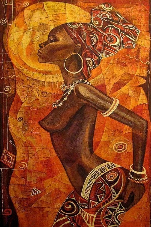 Canvanation 8 / 40x60cm Affiche Africaine Traditionnel