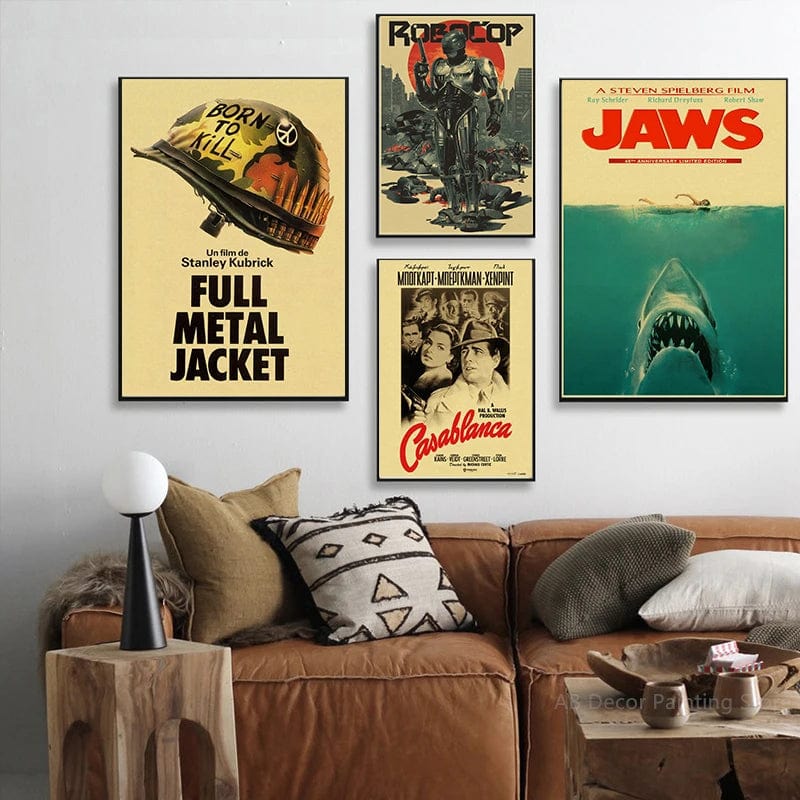 Canvanation Poster Vintage Rétro Classic Film Series