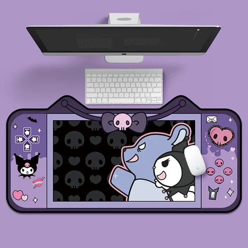 Canvanation 2 Tapis De Souris - Sanrios Cute Kuromi Anime 79cm x 35cm