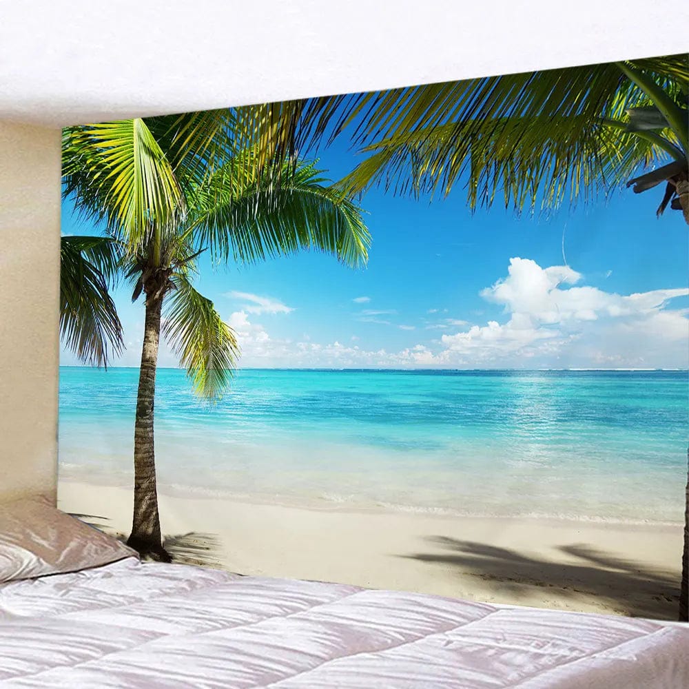 Canvanation 5 / 200X150CM Tapisserie Paysage Naturel de Plage