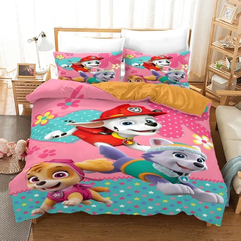 Canvanation 9 / EU Twin 135x200cm Housse De Couette - Paw Patrols Enfant 18 Couleurs