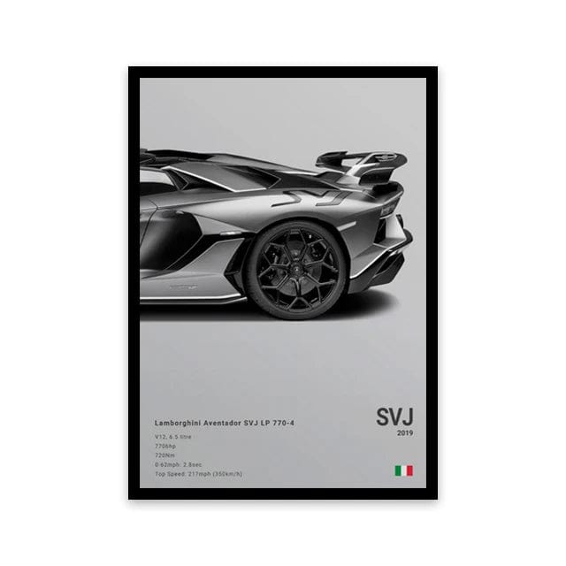 Canvanation Affiche Voiture Sportif R8 RS3 M3 M5