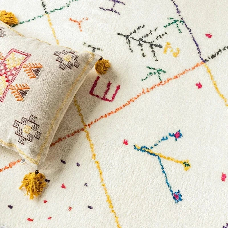 Canvanation Tapis De Chambre - Motif Abstrait