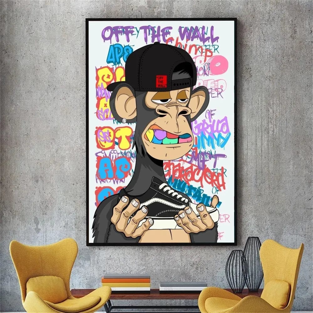 Canvanation z9 / 30x45cm Poster Ape Sneaker