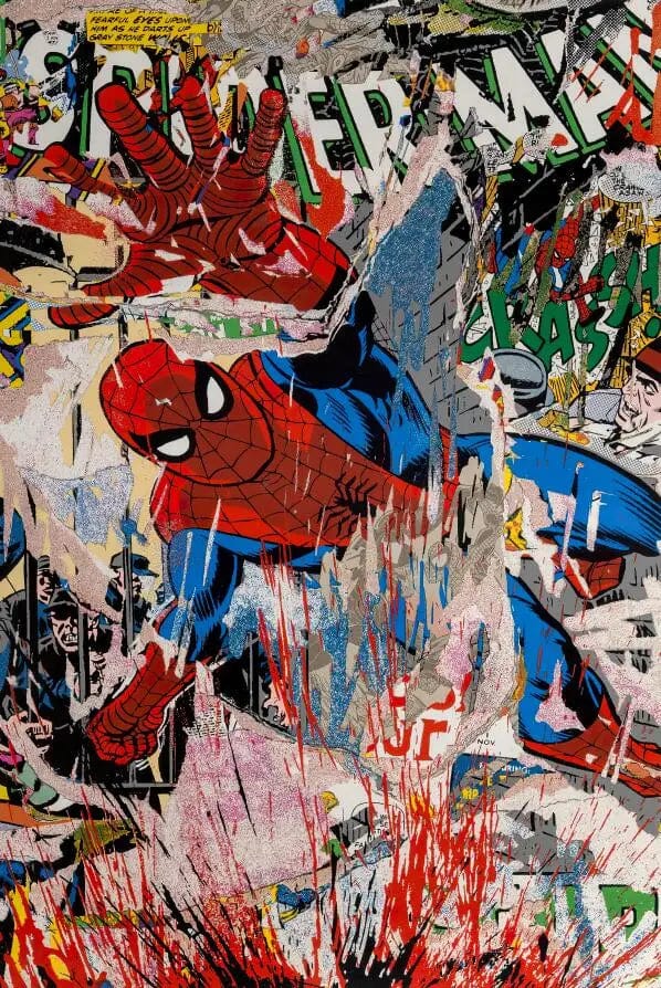 Canvanation PF11901 / 70x90cm Affiche Street Art Super Héros