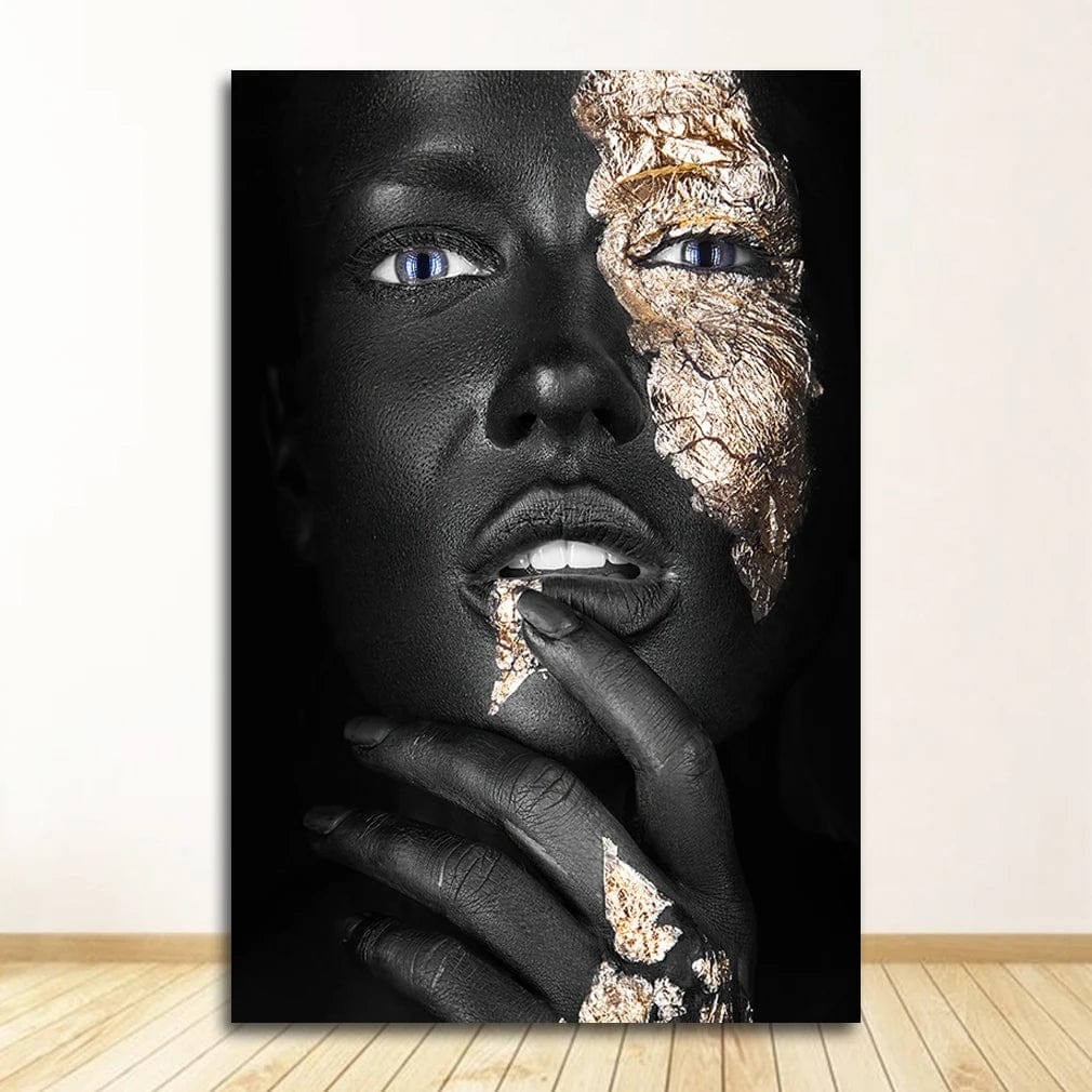 Canvanation 0518XX02 / 50x70cm Affiche Femme Africaine Noir