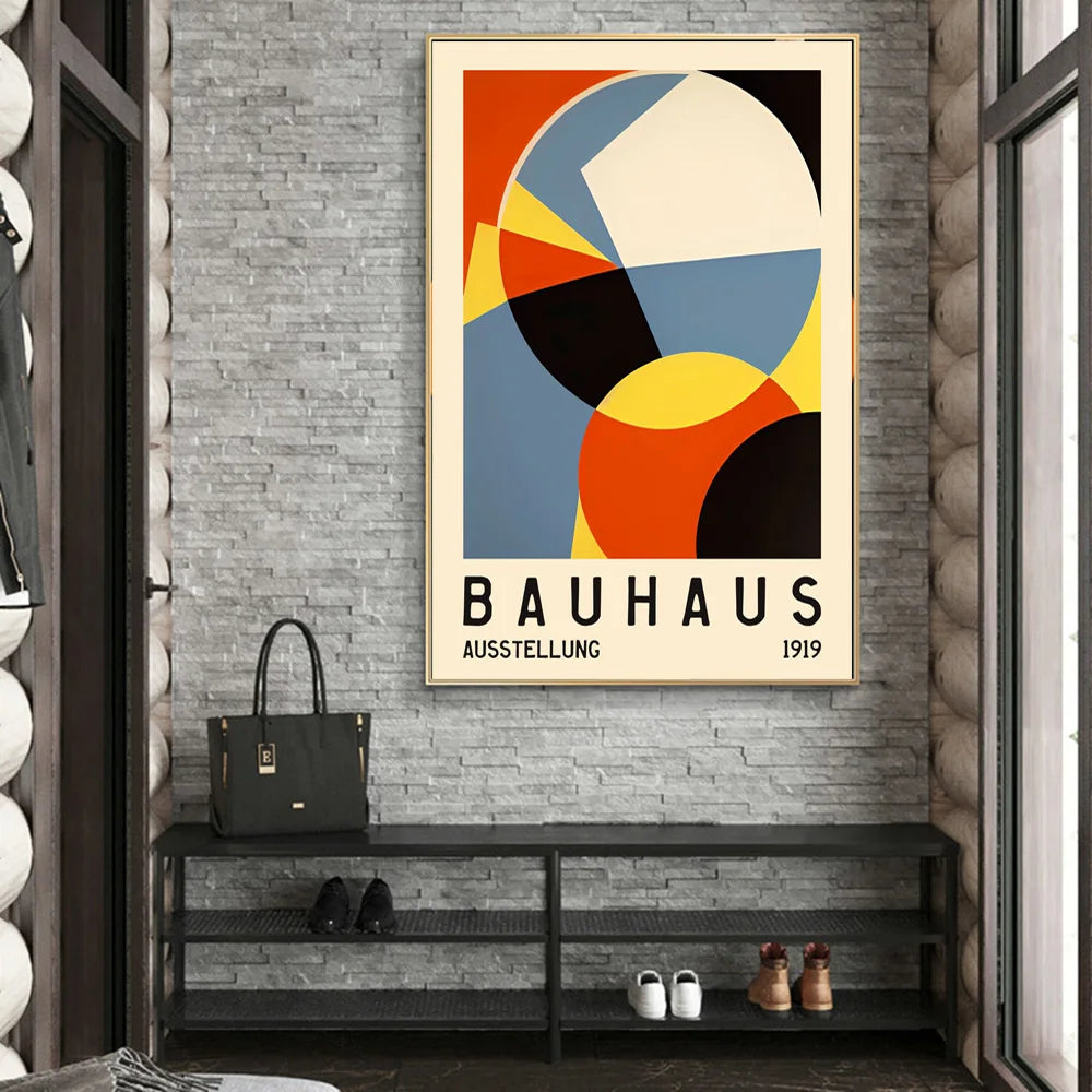 Affiche Bauhaus Simple Géométrique