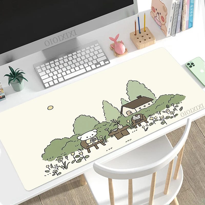 Canvanation Tapis De Souris  - Cute Lapin Dessin Anime