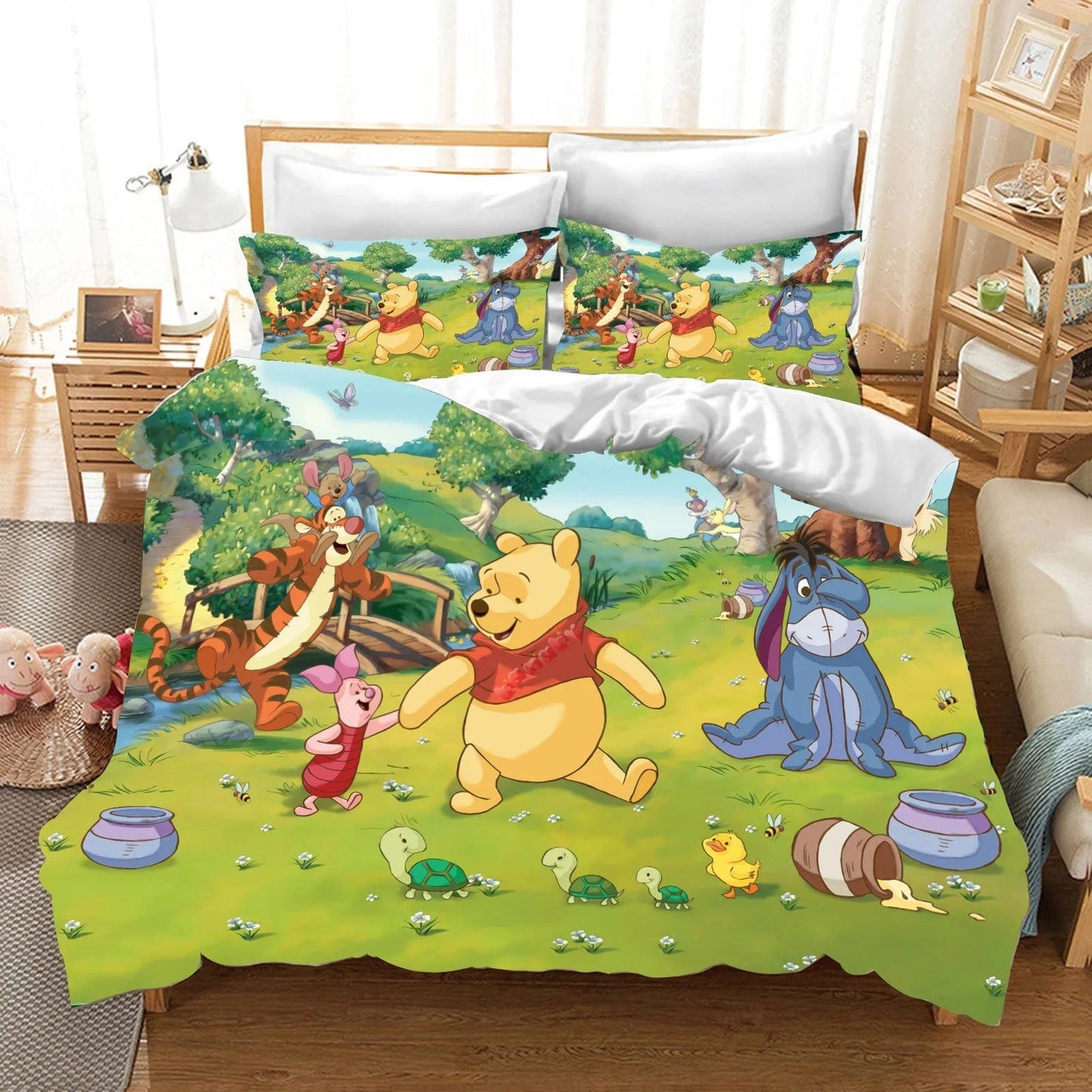Canvanation 2 / 200x200cm Housse De Couette - Winnie L'Ourson