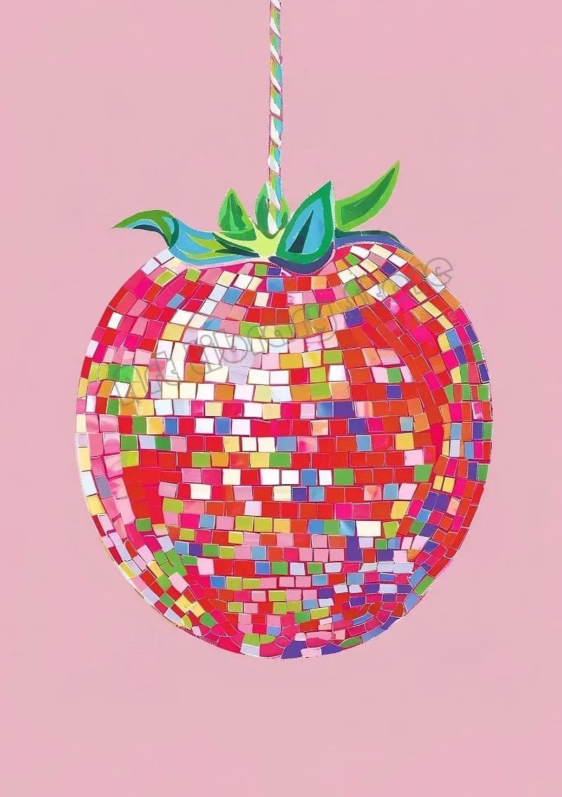 Canvanation 30X45cm / 7 Affiche Fruits Retro